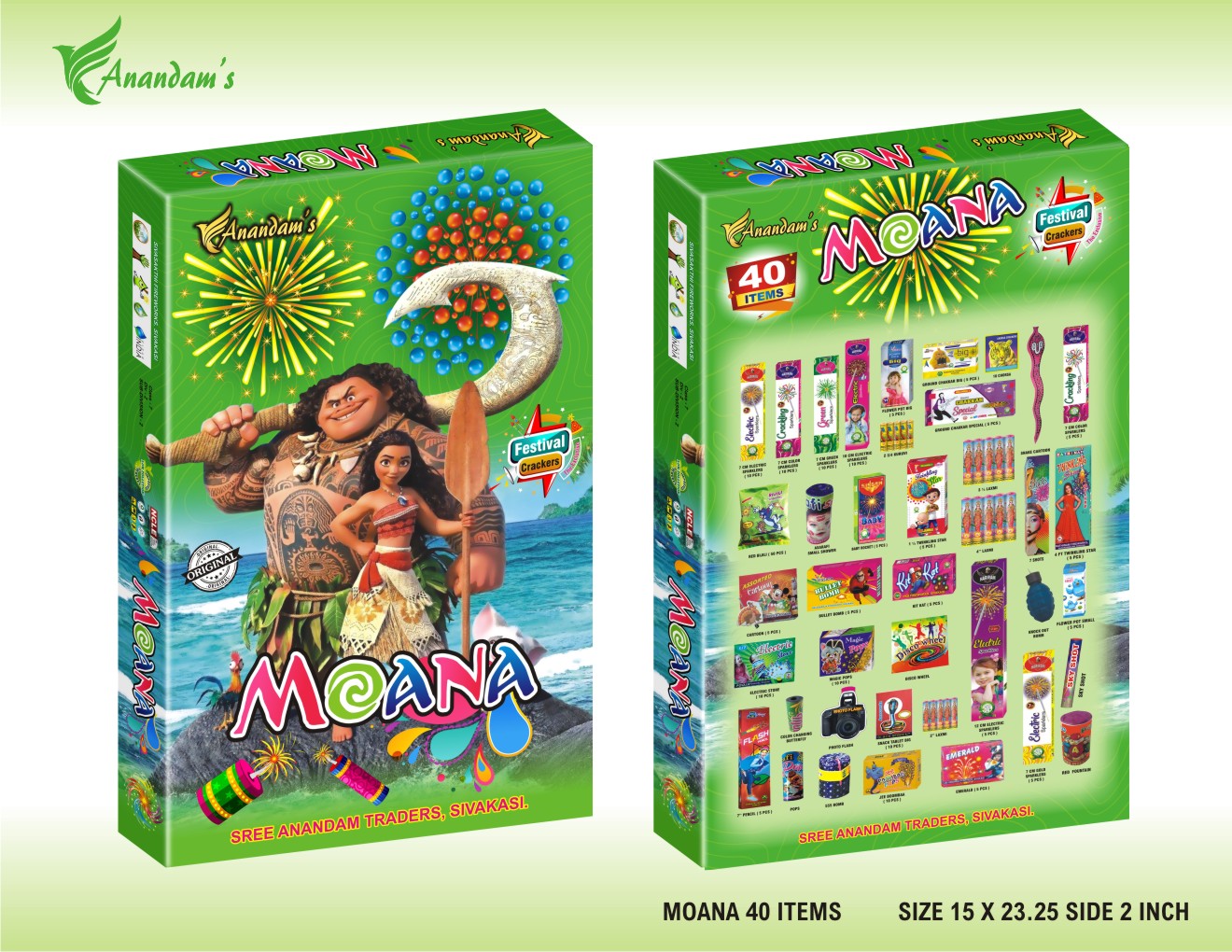 Krish Crackers MONA 40 Items Gift Pack